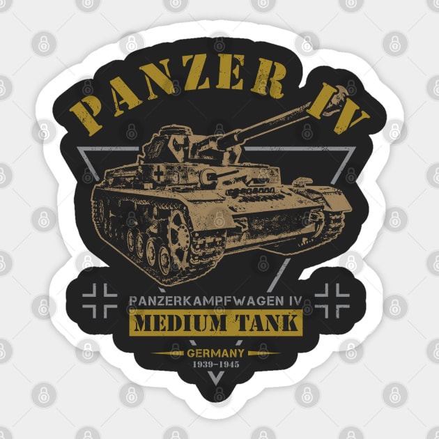 Panzer IV Sticker by Military Style Designs